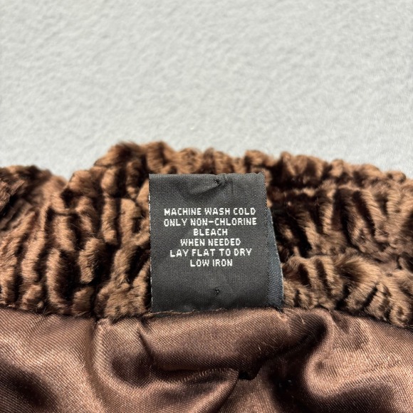 Perfectly Patricia by Patricia Underwood Brown Faux Fur Trimmed Cape Coat - Picture 11 of 11